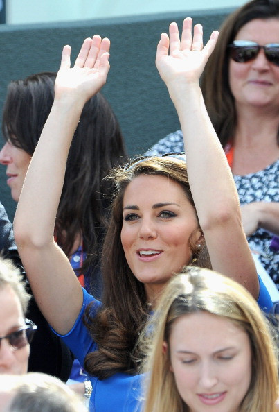 Księżna Catherine na igrzyskach olimpijskich w Londynie / fot. Getty Images