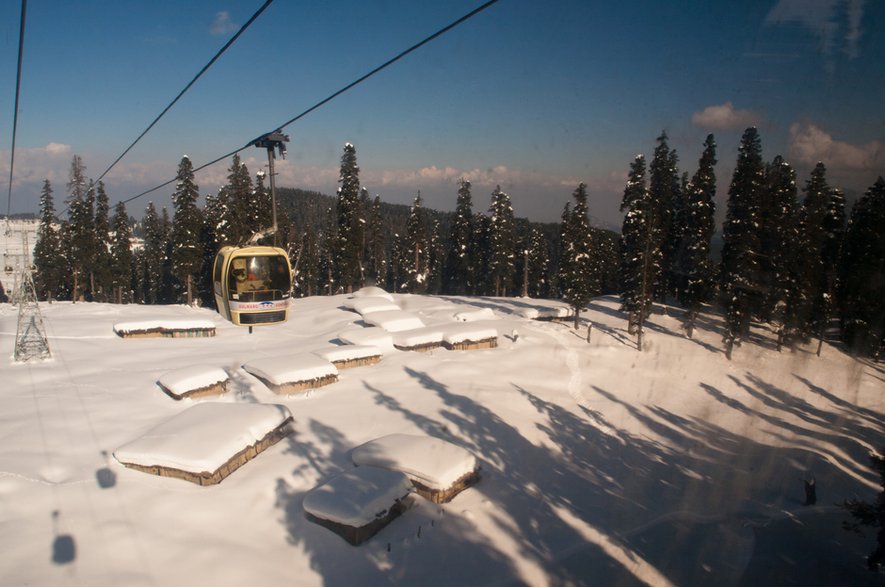 Kolejka linowa w Gulmarg, Indie