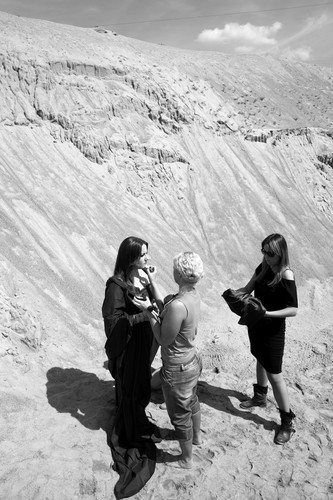 Kasia Wilk na planie 'Po prostu' (foto Łukasz Walaszczyk)