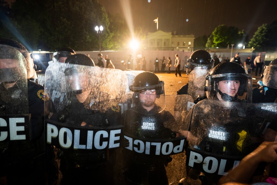 Biały Dom ochraniany przez policję