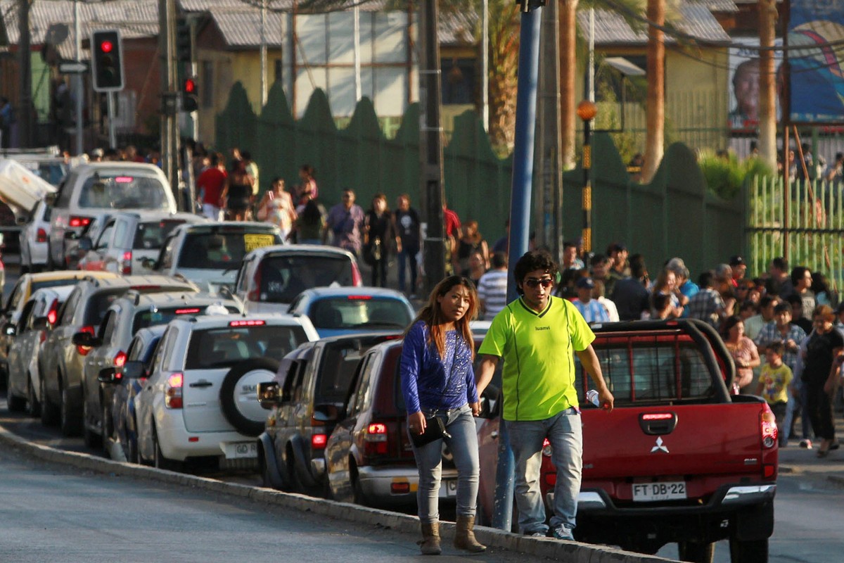 Ewakuacja mieszkańców w Chile
