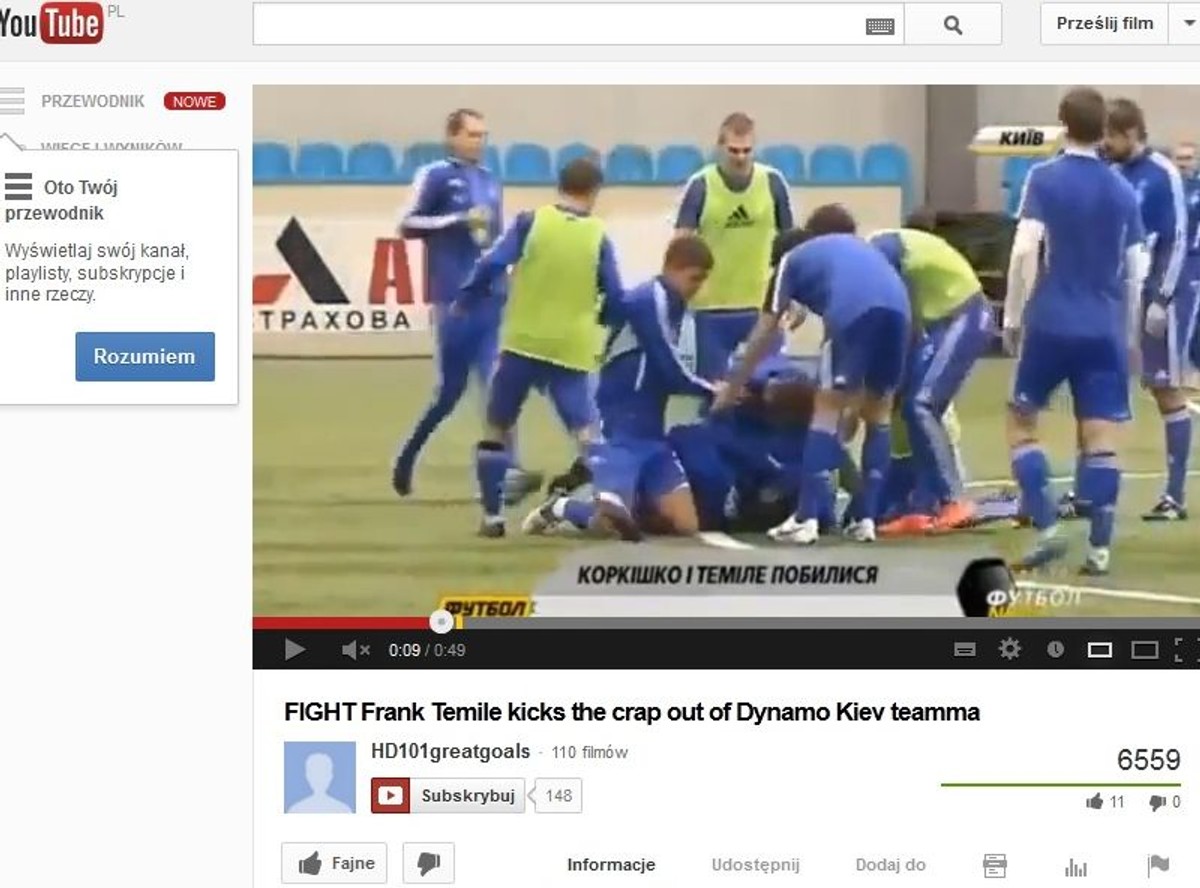Piłkarze Dynama Kijów pobili się na treningu. WIDEO