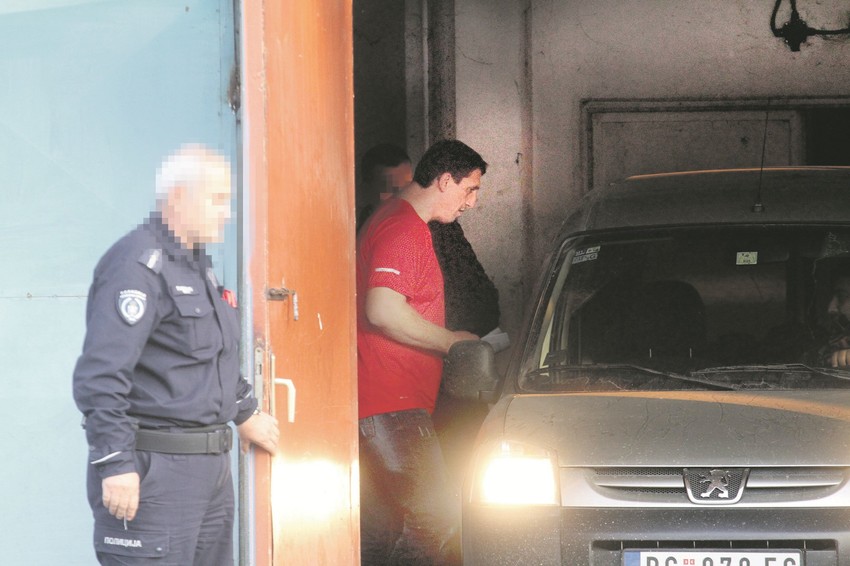 Kristijan Golubović saslušan je juče oko 15.50 sati u policijskoj stanici u Barajevu