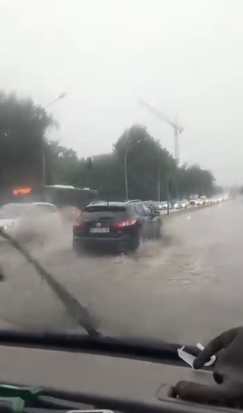 Velika količina kiše u Višnjičkoj ulici