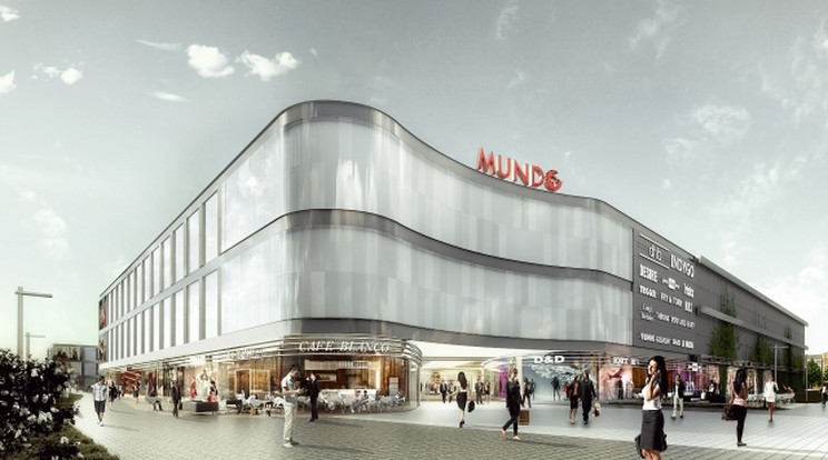 A Mundo bevásárlóközpont látványterve /Illusztráció: Echo Investments