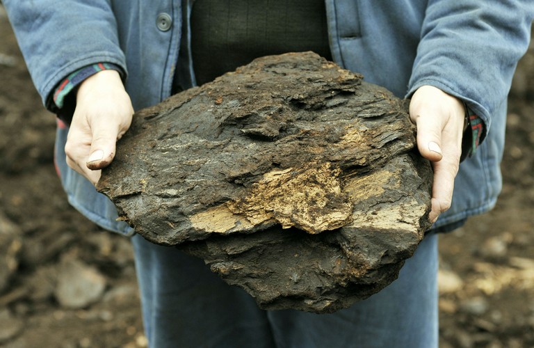 Kaloryczność węgla brunatnego waha się od 1.500 do 3.000 kcal/kg, a węgla kamiennego - od 5.000 do 7.500 kcal/kg. Z tego względu węgla brunatnego nie opłaca się transportować i zazwyczaj jest on wykorzystywany w przykopalnianej elektrowni.

Na zdjęciu: Węgiel brunatny