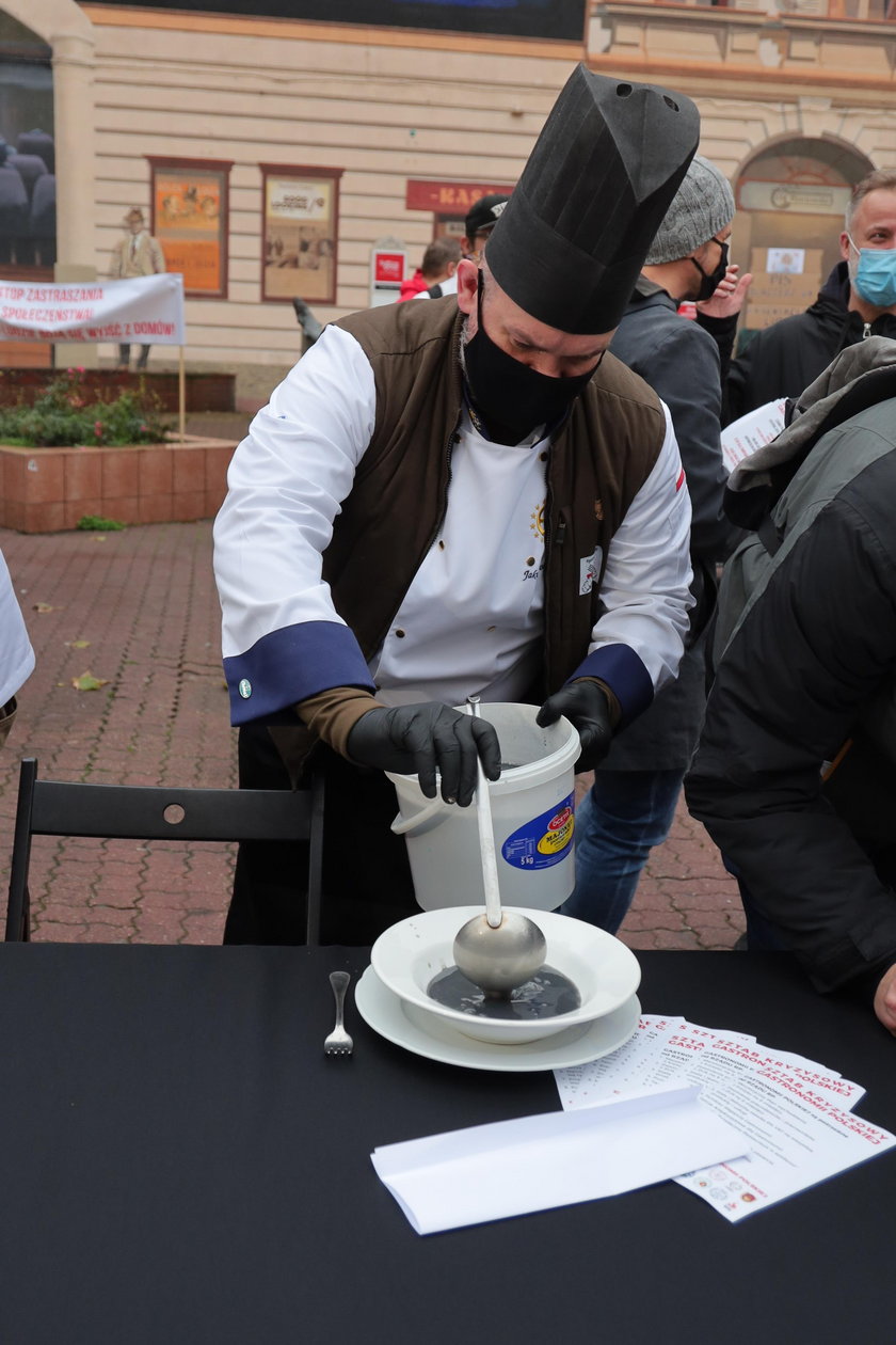 Protest branży gastronomicznej