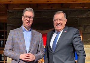 Aleksandar Vučić i Milorad Dodik