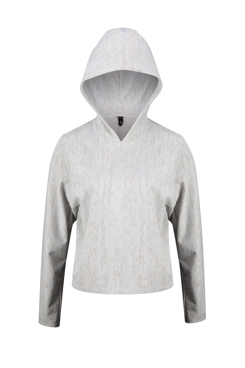 Grauer Hoodie von Lululemon für 198 Franken.