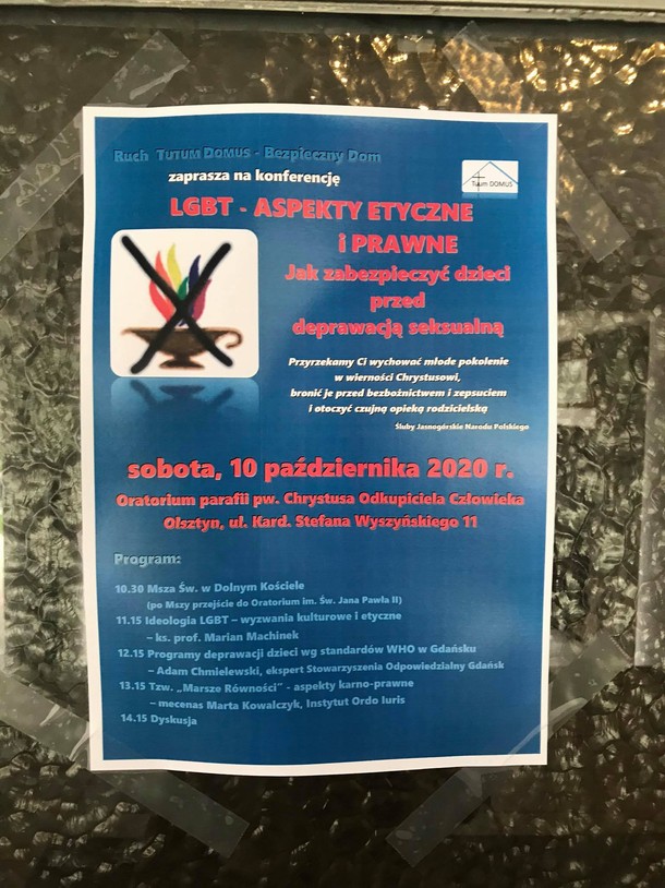 Plakat szkolenie Tutum Domus, Ordo Iuris