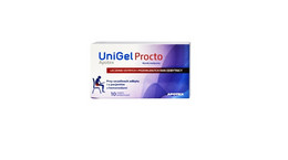 UniGel Procto - czopki na hemoroidy i inne dolegliwości odbytu