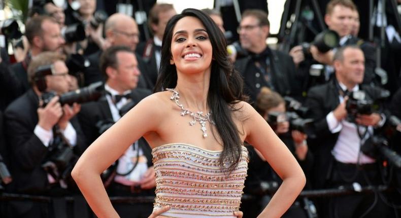 Bollywood actress Mallika Sherawat arrives for the opening ceremony of the 69th Cannes Film Festival in May 2016