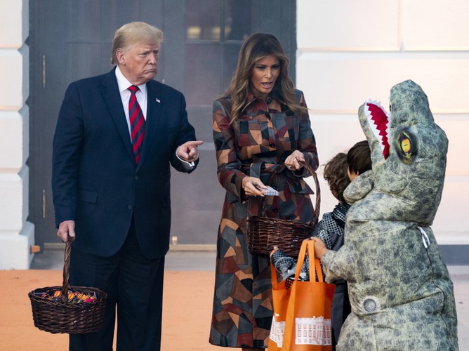 Melania i Donald Trumpowie