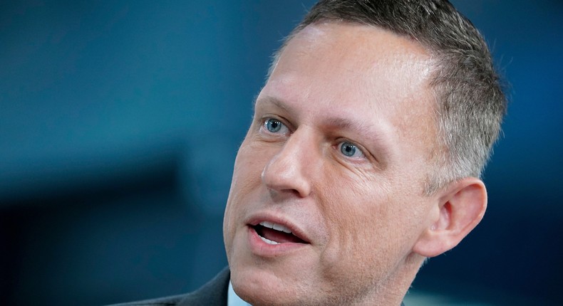 Peter Thiel is worth about $8 billion, per Bloomberg's Billionaire Index.John Lamparski/Getty Images