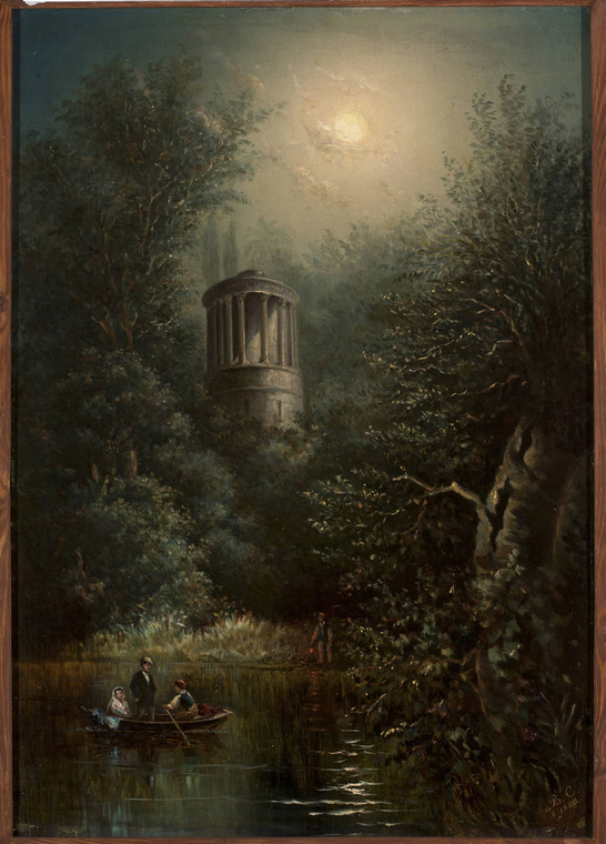 B.C. - "Widok na świątynię Sybilli w Puławach" (1880)