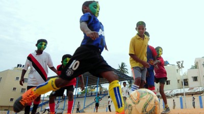 INDIA SOCCER FIFA WORLD CUP 2014