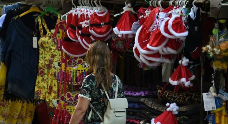 Things are so tight in Brazil's party city of Rio de Janeiro that would-be Santas are feeling more ho-hum than ho-ho