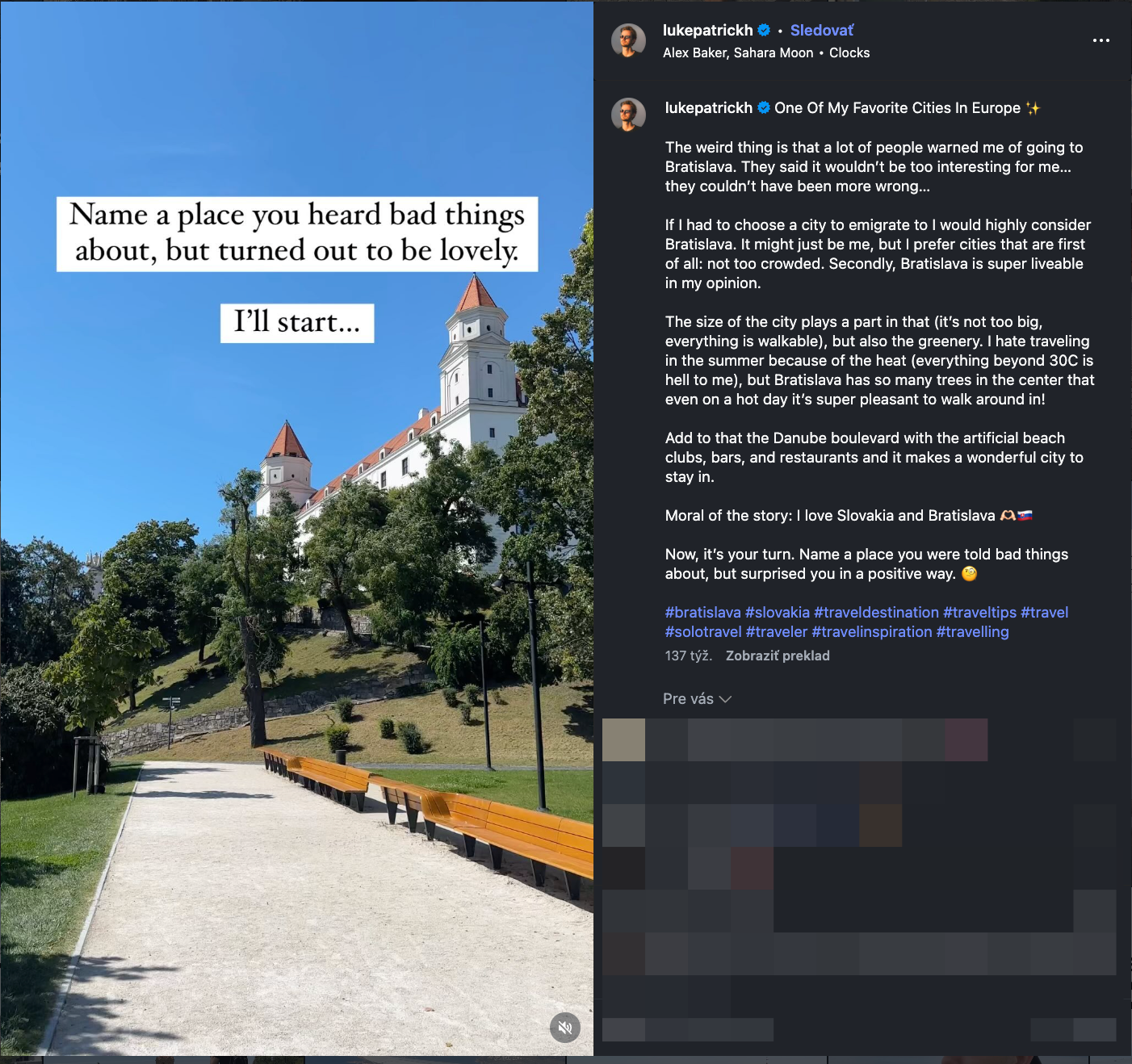 Holanďan Luke Patrick Hoogmoed navštívil Slovensko niekoľkokrát. 