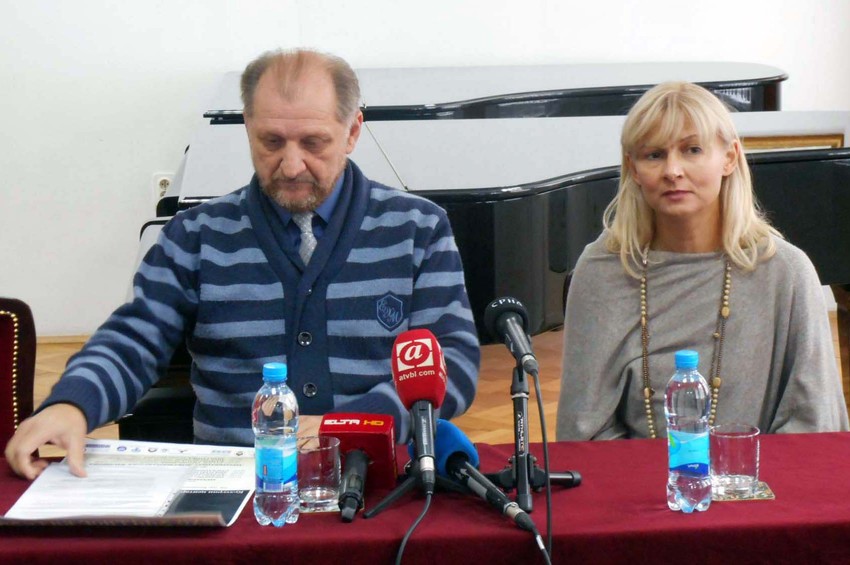 Luka Kecman i Sanda Dodik