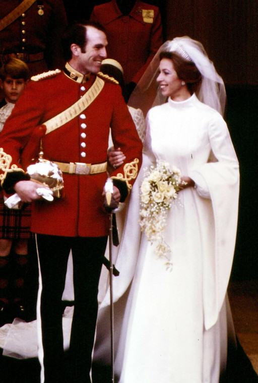 Ślub księżniczki Anny i Marka Phillipsa w 1973 r.
