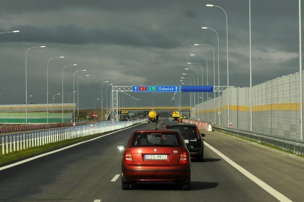 Autostrada 3 a1 toruń samochody