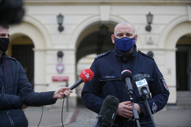 Sylwester Marczak, rzecznik stołecznej policji