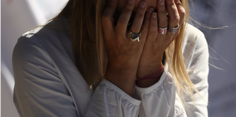 File photo: Woman crying