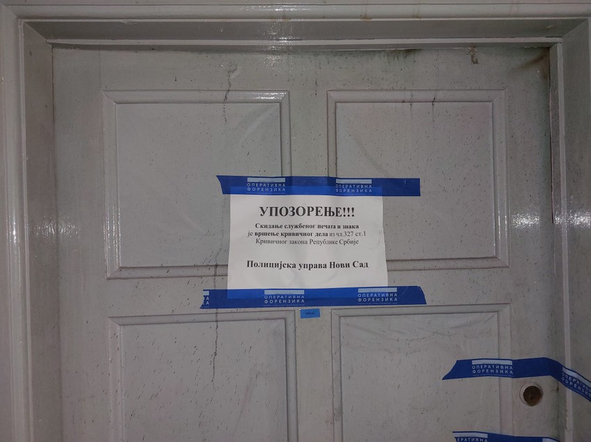 Izgoreli stan u Ulici Laze Telečkog u Novom Sadu