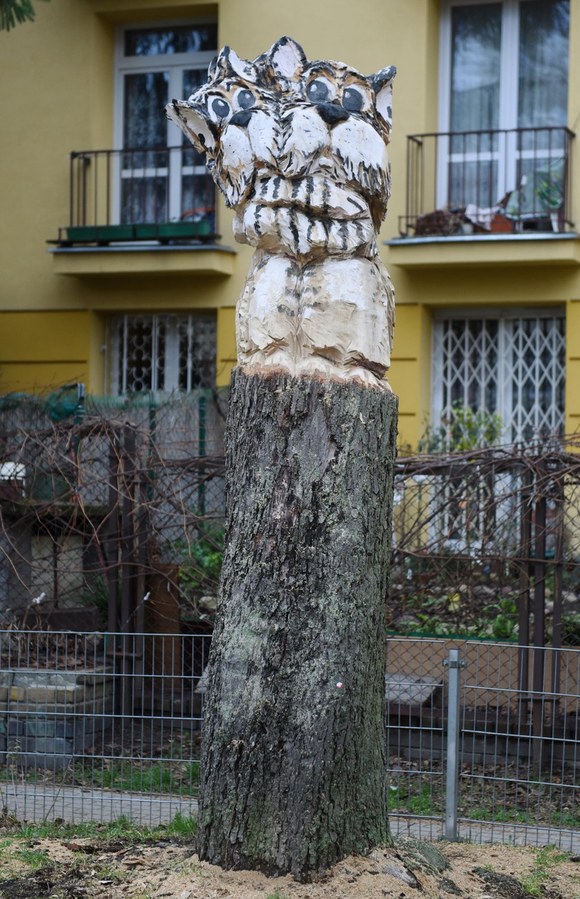 Drewniane zwierzaki na wolskich podwórkach