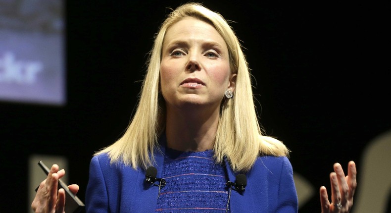 Marissa Mayer, CEO of Yahoo.