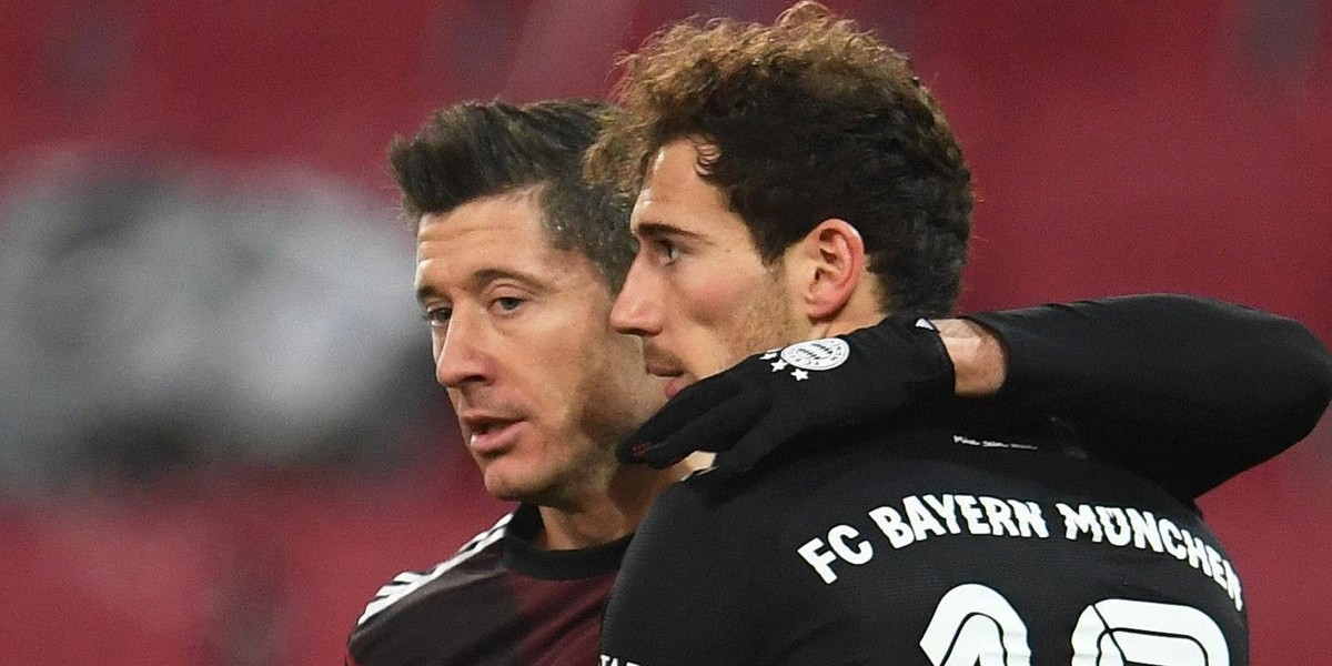 Leon Goretzka Robert Lewandowski