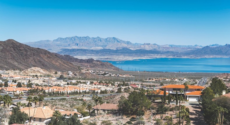 Boulder City, Nevada, could benefit from the Super Bowl in Las Vegas, such as through hotel stays.LPETTET/Getty Images