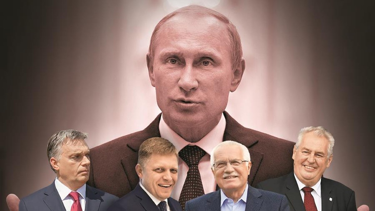 Przyjaciele putina Władimir Putin Viktor Orban, Robert Fico, Vaclav Klaus, Milos Zeman