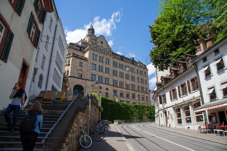 A street in Basel, Switzerland.Monica Humphries/Business Insider