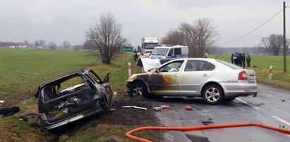 Auto spłonęło na drodze. Szokujące fakty