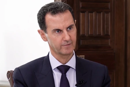 Bašar al Asad tokom intervjua 2020.
