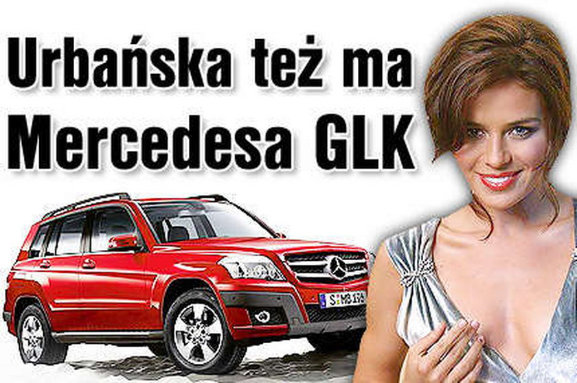 Urbańska też ma mercedesa GLK
