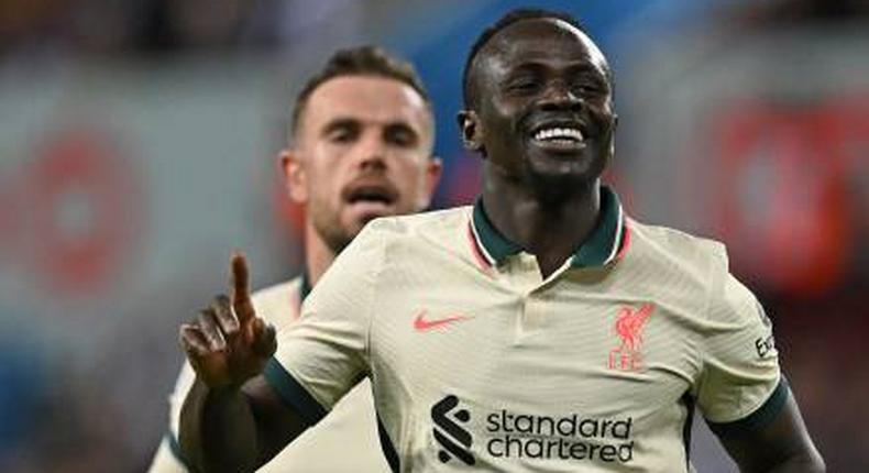 Sadio Mane scored for Liverpool against Aston Villa