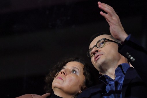 Mateusz Morawiecki i Iwona Morawiecka