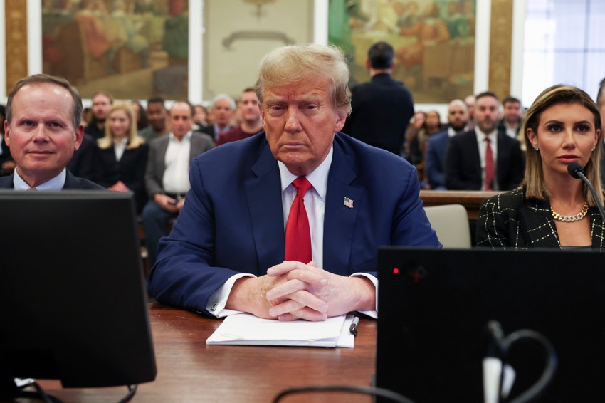 Donald Tramp u sudnici na Menhetnu