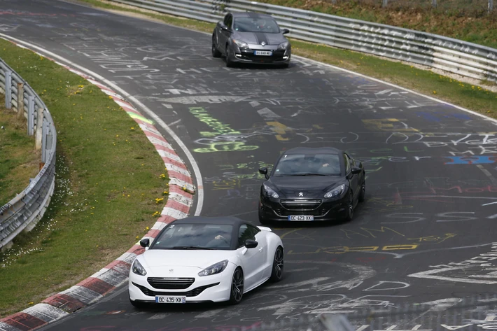 Peugeot RCZ R na Nurburgring