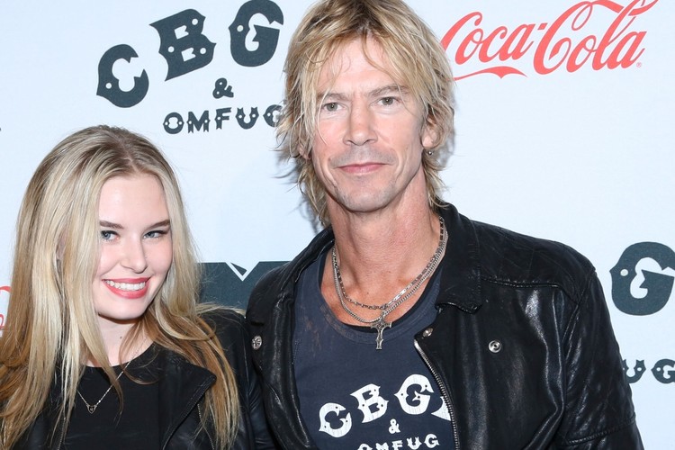 Grace McKagan z ojcem Duffem McKaganem