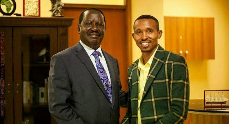 ODM leader Raila Odinga and Mohammed Ali 