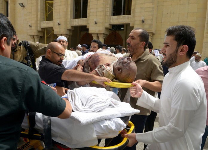 Pomoc rannemu w zamachu w Kuwejcie