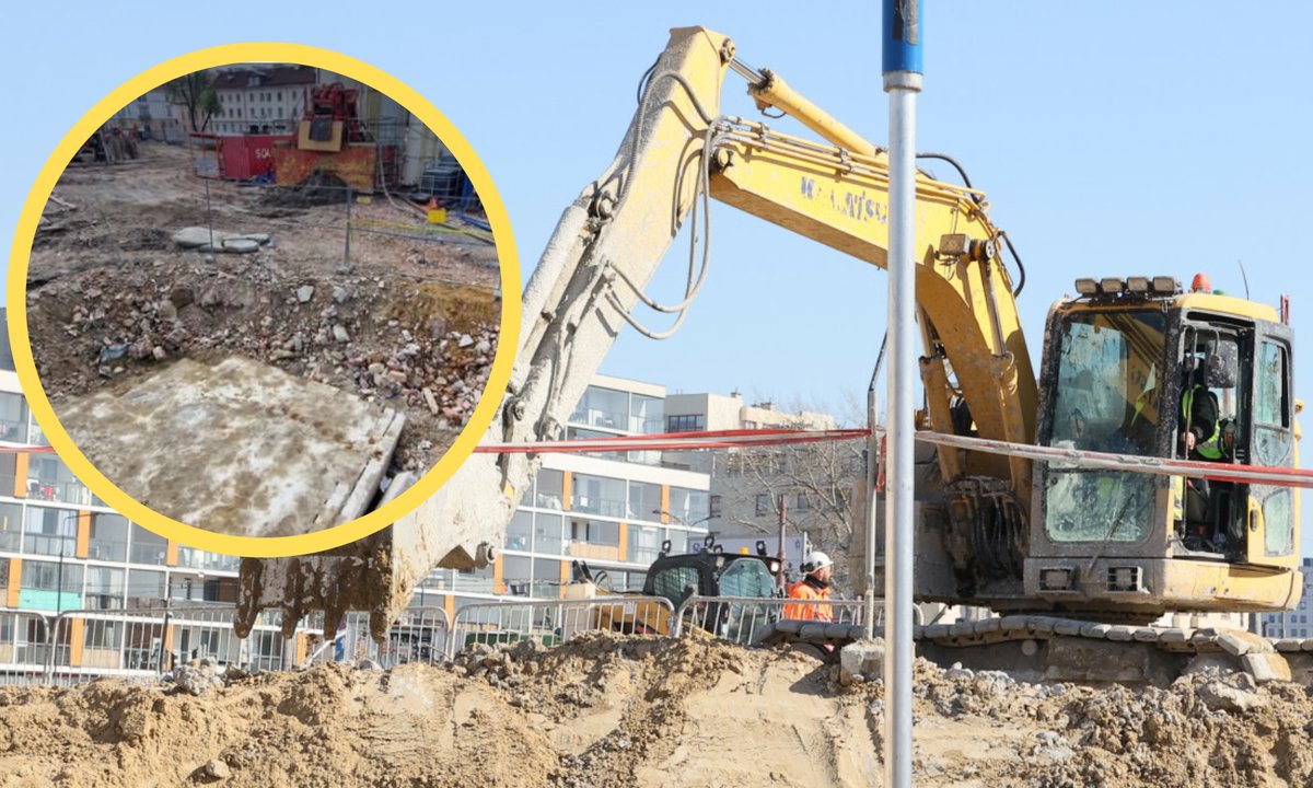 Odkryli tajemniczy szyb na budowie w Warszawie. "Posiadał oznaczenie S-4a".