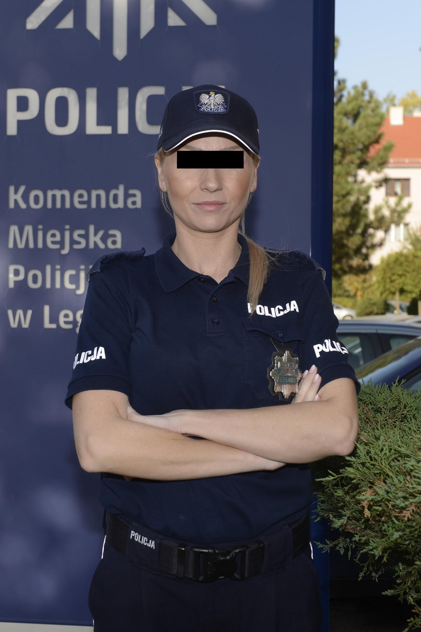 Policjantka z narkotykami