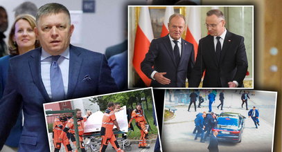 Tusk i Duda reagują na wydarzenia, na Słowacji. Dodają otuchy postrzelonemu