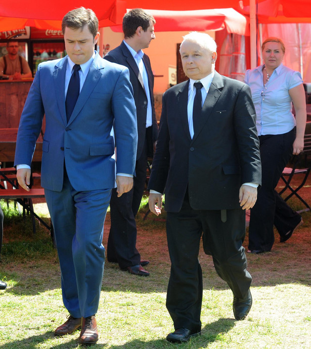 Adam Hofman i Jarosław Kaczyński