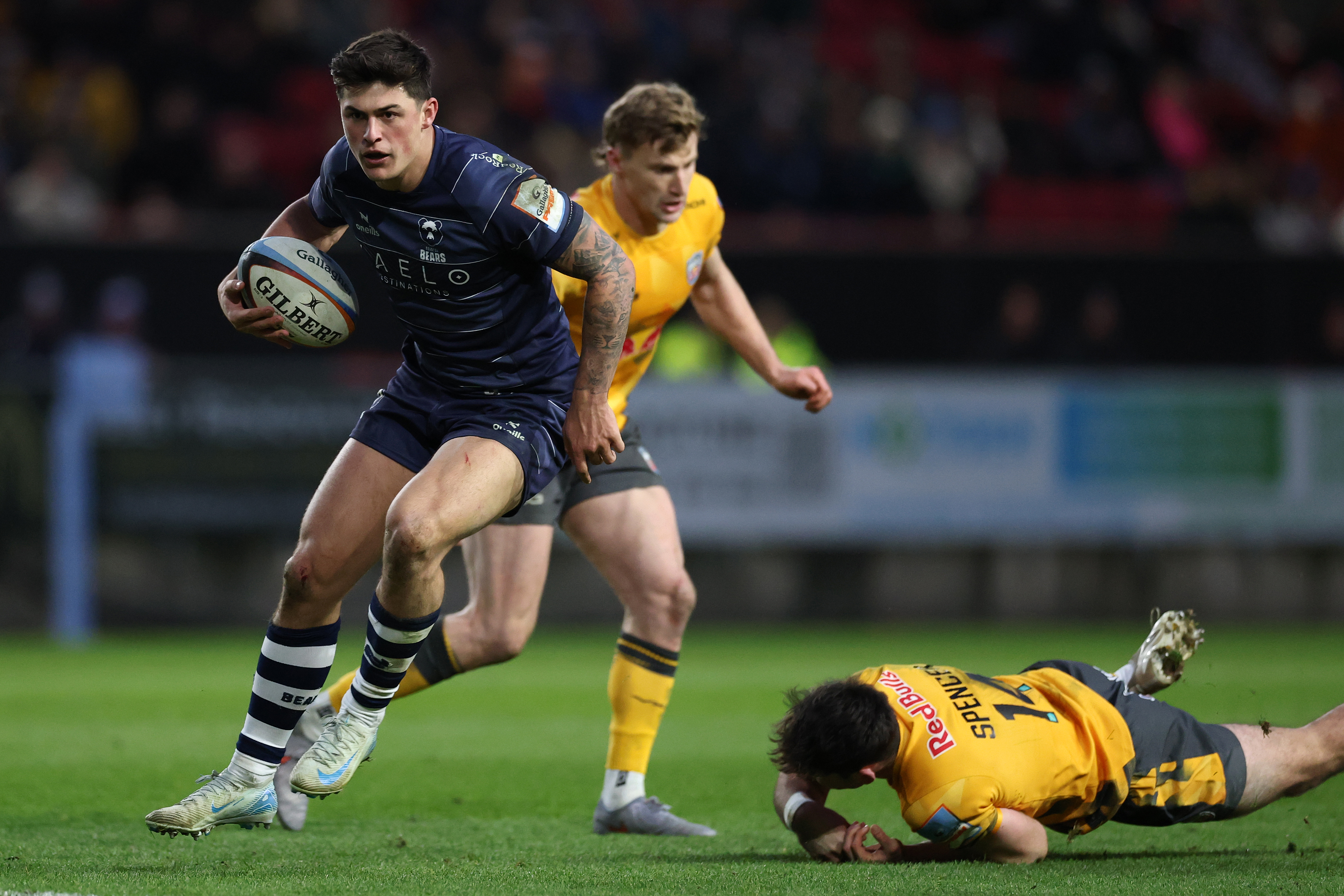 6 tries, 23.57mph: Rees-Zammit's Bristol form earns long-term deal after NFL stint