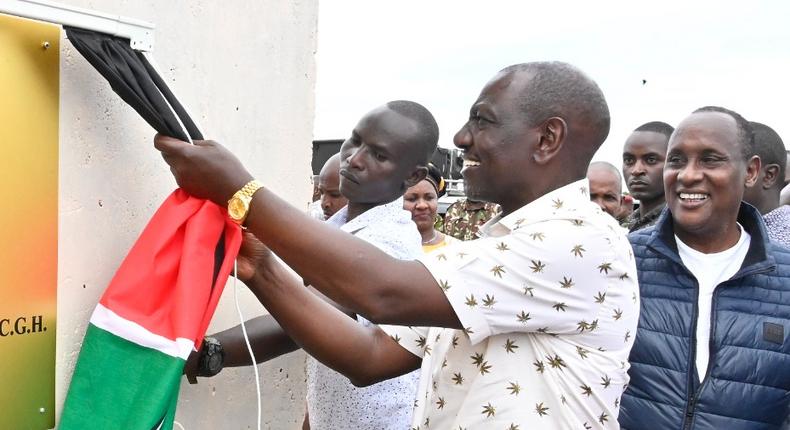 President William Ruto when he commissioned rehabilitation of the Tana Delta Irrigation Project on July 27, 2023